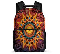 TPISLI Mochila Para Niñas, Mochilas Escolares Primaria Niños, Mochila Colegio Informal Con Sol Bohemio Para Chicas De 8 A 14 Años, Mochilas Dios Sol