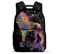 TPISLI Mochila Para Niños Y Adolescentes, Mochilas Papá Noel Escolares Espaciosa Y Ligera Para Chicos 10 A 18 Años, Mochila Estampado de perro Colegio De Viaje Casual Niñas Hombres