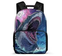 TPISLI Mochila Para Niños Y Adolescentes, Mochilas Tiburón Escolares Espaciosa Y Ligera Para Chicos 10 A 16 Años, Mochila Vida Marina Colegio De Viaje Casual Niñas Hombres
