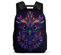 TPISLI Mochila Patrón Pavo Real Escolar Niño Primaria, Mochila Estampado Pavo Real Para Niñas 8 A 12 Años, Mochilas Escolares Chica Para Prima Elementare