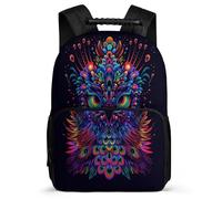 TPISLI Mochila Pavo real Escolares Bambini Adolescentes, Mochila Instituto Chica Con, Mochilas Colegio ESO Per Niñas 10 A 16 Años, Mochilas Tipo Casual Juveniles