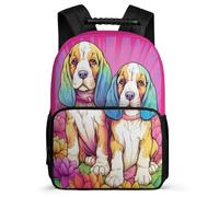 TPISLI Mochila Perro Sabueso Baquito Escolar Colegio Chica, Mochila Cachorro Animal Infantil Para Juveniles Niña, Mochilas Escolares Primaria Para Niños Instituto Ligera