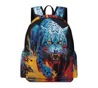 TPISLI Mochila Primaria Leopardo para Niño Clase 5-7 Mochila Escolar Animal Guepardo para Niña 9-13 Años Bookbag, Daypack Grande en Curso, Libros y Salidas Actividades Diarias