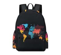 TPISLI Mochila Primaria Motivo Mapa del Mundo 4º Curso Niño y Niña Mochila Escolar 359 10 Años Mochilas Escolares Ligeras, School Backpack para Excursión Paseo y Vuelta al Cole