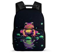 TPISLI Mochila Rana Para Niñas Y Niños, Mochilas Escolares Para Infantil De 9 A 18 Años, Mochila Colegio Niñas Con Feo Ligera Moda, Ideal Escuela O Viajes