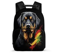 TPISLI Mochila Rottweiler Escolar Para Niños 16 Años Mochila Escolar Animal Perro Secundaria Para Estudiantes Adolescentes Duradera Resistente Grande Niña