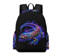TPISLI Mochila Salamandra Chica 12 Años Mochila Colegio Axolotl para Estudiantes 10-15 Años Daypack Práctica Resistente Vuelta al Cole Colegio Viaje Uso Diario