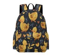 TPISLI Mochila Secundaria Lindo Pato para Chicos y Chicas 12-15 Años Mochila Escolar Tema Animal Estudiantes Mochilas Escolares Ligeras, Daypack para Excursión Paseo y Vuelta al Cole