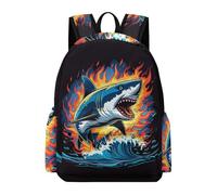 TPISLI Mochila Shark Escolar Niño Niña, Mochilas Sea Creature Ligera Y Transpirable para Instituto Chicas de 10 A 14 Años, Mochila Casual de Moda para Viajar