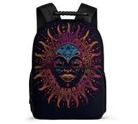 TPISLI Mochila Sol Bohemio Escolares Bambini Adolescentes, Mochila Instituto Chica Con Dios Sol, Mochilas Colegio ESO Per Niñas 10 A 16 Años, Mochilas Tipo Casual Juveniles