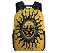 TPISLI Mochila Sol Bohemio Para Niños Y Niñas, Mochilas Escolar Con Dios Sol Niño De Primaria De 8 A 13 Años, Mochila Infantil Ligera Para Escuela Viajes, Mochilas Colegio