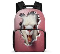 TPISLI Mochila Tema de pájaros Para Niñas Y Niños, Mochilas Escolares Adolescentes De 7 A 12 Años, Mochila Colegio Niñas Con Estilo bandera alemana Ligera Moda, Ideal Para Escuela O Viajes
