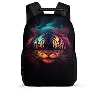 TPISLI Mochila Tigre Escolar Mochila Animal Tigre De Gran Capacidad Kids Backpack Travel Laptop Bookbag Regalo Para Niños Backpack Kids Schoolbag Adjustable Straps