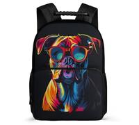 TPISLI Mochila ToroPerro Francés Escolar Colegio Chica, Mochila Estampado de Perro Infantil Para Juveniles Niña, Mochilas Escolares Primaria Para Niños Instituto Ligera