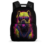 TPISLI Mochila ToroPerro Francés Escolar Mochila Estampado de Perro De Gran Capacidad Kids Backpack Travel Laptop Bookbag Regalo Para Niños Backpack Kids Schoolbag Adjustable Straps
