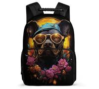 TPISLI Mochila ToroPerro Francés Escolar Niña 8 A 12 Años, 2025 Mochila Animal Perro Para Niño Kawaii, Mochilas Escolares Chica Ligera Para Terza Elementare - Quinta Elementare