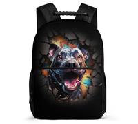 TPISLI Mochila ToroPerro Francés Escolar Para Niños 16 Años Mochila Escolar Animal Perro Secundaria Para Estudiantes Adolescentes Duradera Resistente Grande Niña