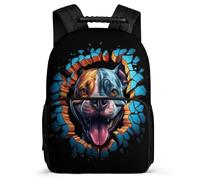 TPISLI Mochila ToroPerro Francés Escolar Para Niños Niño Informal Grande, Mochila Animal Perro Colegio De Nailon Fieltro Mochilas Escolares Para Niña Primaria Y Secundaria De Grados 2 A 8