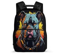 TPISLI Mochila ToroPerro Francés Escolares Niño Mochila Animal Perro Colegio Chicas Para Primaria Y Secundaria, Bonita Mochilas Niña De 8 10 A 16 Años, Informal Grande Ligera
