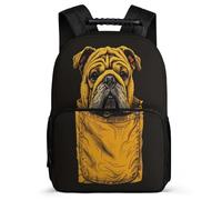 TPISLI Mochila ToroPerro Francés Para Niñas Y Niños, Mochilas Escolares Para Infantil De 9 A 18 Años, Mochila Colegio Niñas Con Animal Cachorro Ligera Moda, Ideal Escuela O Viajes
