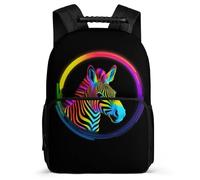 TPISLI Mochila Zebra Escolar Niño Primaria, Mochila Estampado Animal Para Niñas 8 A 12 Años, Mochilas Escolares Chica Para Prima Elementare