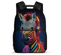 TPISLI Mochila Zebra Escolar Para Niñas De 1 A 5 Clases, 2025, Nylon Y Lana De Fieltro, Mochila Para Niños Con Colores Neón, Mochilas Escolar 9-13 Años