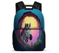 TPISLI Mochila Zebra Escolares Para Niño Adolescentes, Mochila Infantil Niña Grande Con Estampado Animal, Mochilas Colegio De Viaje Casual Para Chicas 10 12 14 Años