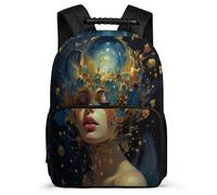TPISLI Mochilas Cielo Estrellado Escolares Niña 9 11 13 Años Mochila Escolar De Colorido Para Niños,Mochila Escolar Para Chicos Y Chicas