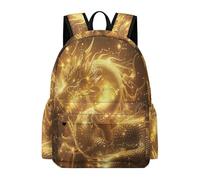 TPISLI Mochilas Dragon Escolares Niños, Mochilas Infantil Transpirable, Mochila Chinese Style Colegio Primaria para Niña de 6 A 9 Años, Mochila de Primaria