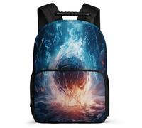 TPISLI Mochilas Escolar, Mochila Baloncesto de hielo y fuego École Primaire, Mochilas Escolares Adolescentes, Mochila Amante del boxeo Mujer Casual Portatil 16