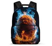 TPISLI Mochilas Escolar, Mochila Baloncesto de hielo y fuego École Primaire, Mochilas Escolares Adolescentes, Mochila Amante del boxeo Mujer Casual Portatil 16