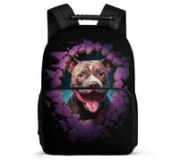 TPISLI Mochilas Escolar, Mochila ToroPerro Francés École Primaire, Mochilas Escolares Adolescentes, Mochila Animal Perro Mujer Casual Portatil 16