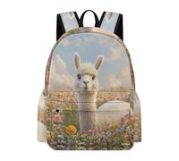 TPISLI Mochilas Escolares Animal Alpaca Niña, Mochila Primaria Kawaii para Chicas de 9 A 14 Años, Ligera Mochila LLLlama Pattern Colegio Niño, Mochilas Casual para Adolescentes