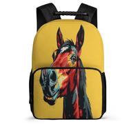 TPISLI Mochilas Escolares Caballo Adolescentes Mochila Colegio Niño 12-18 Años, Mochila Animal Caballo Portatil 16 Pulgadas Para Chicos, Mochilas Instituto Casual De Moda