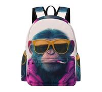 TPISLI Mochilas Escolares Cool Orangutan Niña, Mochila Primaria Kawaii para Chicas de 9 A 14 Años, Ligera Mochila Animal Motif Colegio Niño, Mochilas Casual para Adolescentes