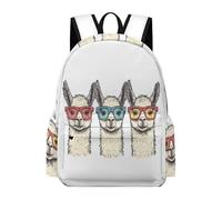 TPISLI Mochilas Escolares Kawaii LLLlama Print Niña, Mochila Primaria Kawaii para Chicas de 9 A 14 Años, Ligera Mochila Animal Motif Colegio Niño, Mochilas Casual para Adolescentes