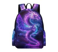 TPISLI Mochilas Escolares Niño, Mochila Dragon Motif Infantil, Mochilas Chinese Style Colegio Primaria para Niña de 7 A 12 Años, Mochila para El Colegio, Viajes Y Compras