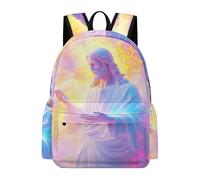 TPISLI Mochilas Escolares Niño, Mochila Jesús Christian Infantil, Mochilas Jesús Diseño Colegio Primaria para Niña de 7 A 12 Años, Mochila para El Colegio, Viajes Y Compras