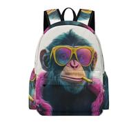 TPISLI Mochilas Escolares Niño, Mochila Orangutan Pattern Infantil, Mochilas Funny Animal Colegio Primaria para Niña de 7 A 12 Años, Mochila para El Colegio, Viajes Y Compras
