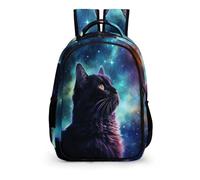 TPISLI Mochilas Escolares Niños, Mochila Gato Galaxia Colegio Niño Chico Informal Moda, Mochila Animal Gato Infantil De 6 8 10 12años Para La Escuela, Viajes, Uso Diario