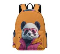 TPISLI Mochilas Escolares Panda Ilustración Adolescentes - Mochila Animal Design Colegio Niño 7-13 Años, Mochila Portatil para Chicos, Mochilas Instituto Casual de Moda