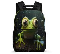 TPISLI Mochilas Escolares Rana Niño, Mochila Colegio Niña De 8 A 12 Años, Nylon Fieltro Mochila Feo De Niños Escuela Primaria
