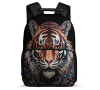 TPISLI Mochilas Escolares Tigre Adolescentes Mochila Colegio Niño 12-18 Años, Mochila Tema Animal Portatil 16 Pulgadas Para Chicos, Mochilas Instituto Casual De Moda