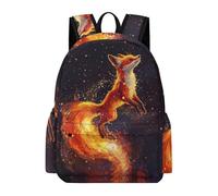 TPISLI Mochilas Fox Motif Escolares Adolescentes, Mochila Instituto Chica con Animal Print, Mochila Colegio ESO Per Niñas 8 A 15 Años, Mochilas Tipo Casual Juveniles
