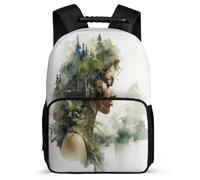 TPISLI Mochilas Infantiles Con Artee Paisajístico Para La Escuela, Mochilas Artee Retrato Para Niños, Adolescentes, Niños, Mochila De Moda, Mochila De Viaje, Bolsa Laptop