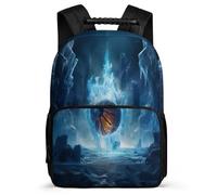 TPISLI Mochilas Infantiles Con Baloncesto de hielo y fuego Para La Escuela, Mochilas Amante del boxeo Para Niños, Adolescentes, Niños, Mochila De Moda, Mochila De Viaje, Bolsa Laptop