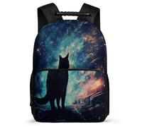 TPISLI Mochilas Infantiles Con Gato Galáctico Para La Escuela, Mochilas Gatito Para Niños, Adolescentes, Niños, Mochila De Moda, Mochila De Viaje, Bolsa Laptop