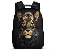 TPISLI Mochilas Infantiles Con León Para La Escuela, Mochilas Animal Rey Para Niños, Adolescentes, Niños, Mochila De Moda, Mochila De Viaje, Bolsa Laptop