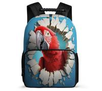 TPISLI Mochilas Infantiles Con Loro Para La Escuela, Mochilas Estampado de Pájaros Para Niños, Adolescentes, Niños, Mochila De Moda, Mochila De Viaje, Bolsa Laptop
