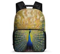 TPISLI Mochilas Infantiles Con Pavo real Para La Escuela, Mochilas Tema Animal Para Niños, Adolescentes, Niños, Mochila De Moda, Mochila De Viaje, Bolsa Laptop